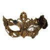 Spirit Halloween Gold Rose Steampunk Eye Half Mask 1 Spirit Halloween Gold Rose Steampunk Eye Half Mask -HALLOWEEN COSTUMES Sales Store 01411891 a