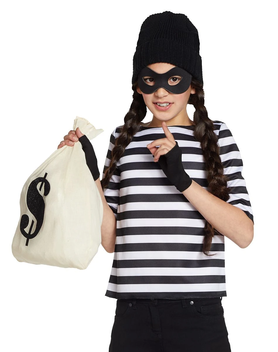 Spirit Halloween Kids Burglar Costume Kit 3 Spirit Halloween Kids Burglar Costume Kit