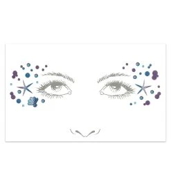 Spirit Halloween Dark Mermaid Face Decal