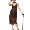 Spirit Halloween Steampunk Halter Dress -HALLOWEEN COSTUMES Sales Store 01412832 a