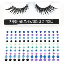 Spirit Halloween Dark Unicorn Gem and Eyelash Kit