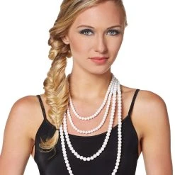 Spirit Halloween Faux Pearl Mermaid Necklace -HALLOWEEN COSTUMES Sales Store 01413715 c