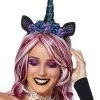 Spirit Halloween Dark Unicorn Flower Headband -HALLOWEEN COSTUMES Sales Store 01413749 a
