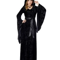 Spirit Halloween Velvet Hooded Robe