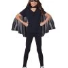 Spirit Halloween Kids Black Cape and Mask