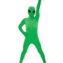 Spirit Halloween Kids Green Alien Skin Suit Costume