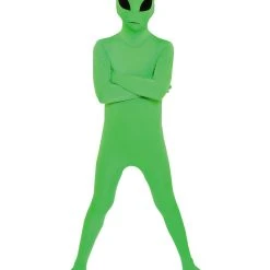 Spirit Halloween Kids Green Alien Skin Suit Costume -HALLOWEEN COSTUMES Sales Store 01414929 d