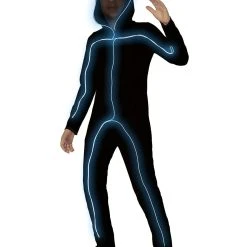 Spirit Halloween Kids Light Up EL Wire Stick Figure Costume