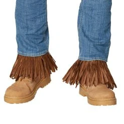 Spirit Halloween Adult Dark Brown Scarecrow Arm and Leg Cuffs