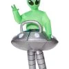 Spirit Halloween Kids Light Up Alien UFO Inflatable Costume -HALLOWEEN COSTUMES Sales Store 01416130 a