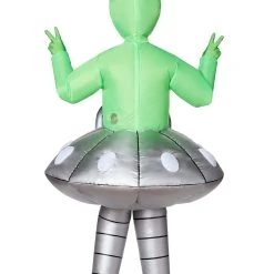Spirit Halloween Kids Light Up Alien UFO Inflatable Costume -HALLOWEEN COSTUMES Sales Store 01416130 b
