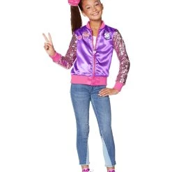 Spirit Halloween Kids JoJo Siwa Bomber Jacket -HALLOWEEN COSTUMES Sales Store 01418086 c