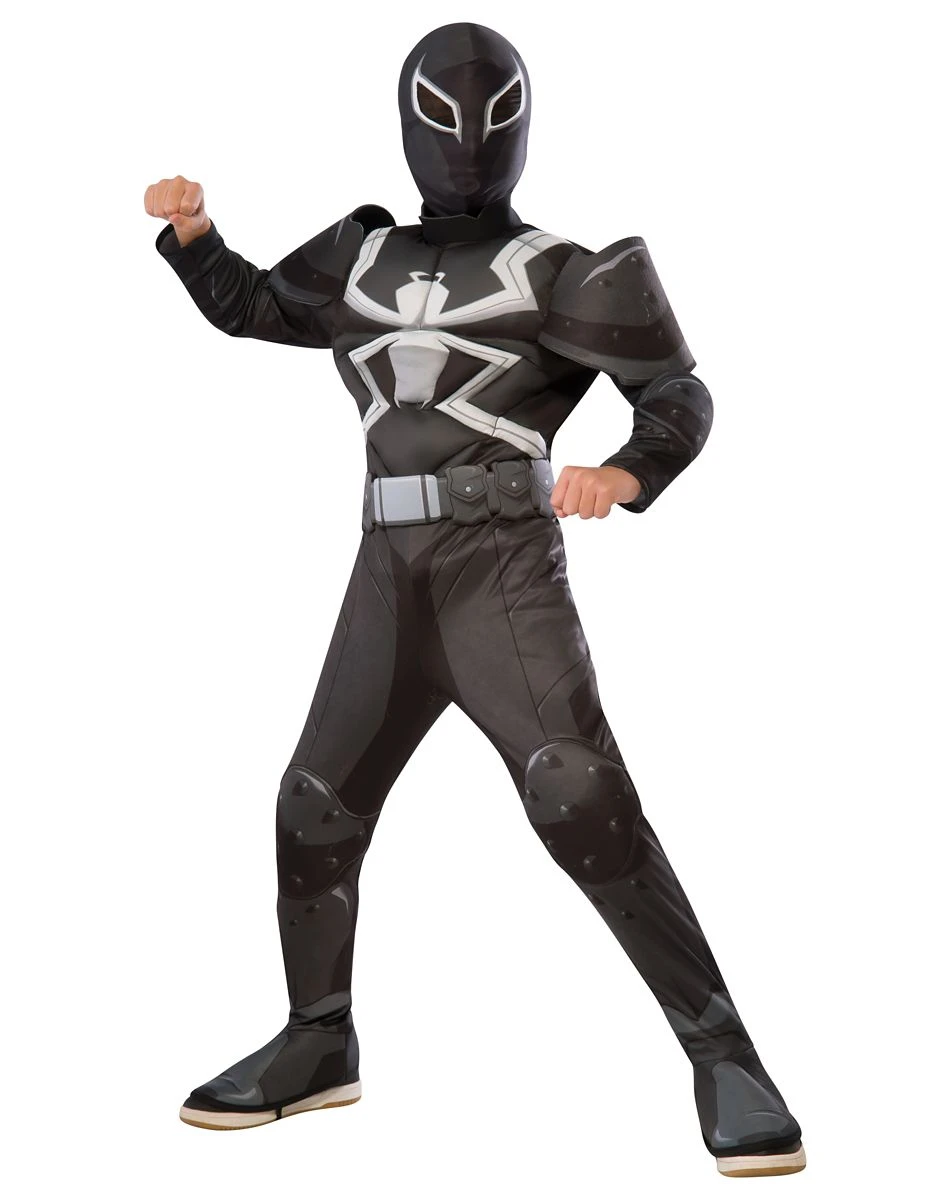 Spirit Halloween Kids Muscle Agent Venom Jumpsuit Costume - Marvel 3 Spirit Halloween Kids Muscle Agent Venom Jumpsuit Costume - Marvel