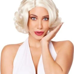 Spirit Halloween Blonde Glam Curls Wig