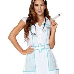 Spirit Halloween Adult Nurse B. Fierce Costume -HALLOWEEN COSTUMES Sales Store 01424811 c