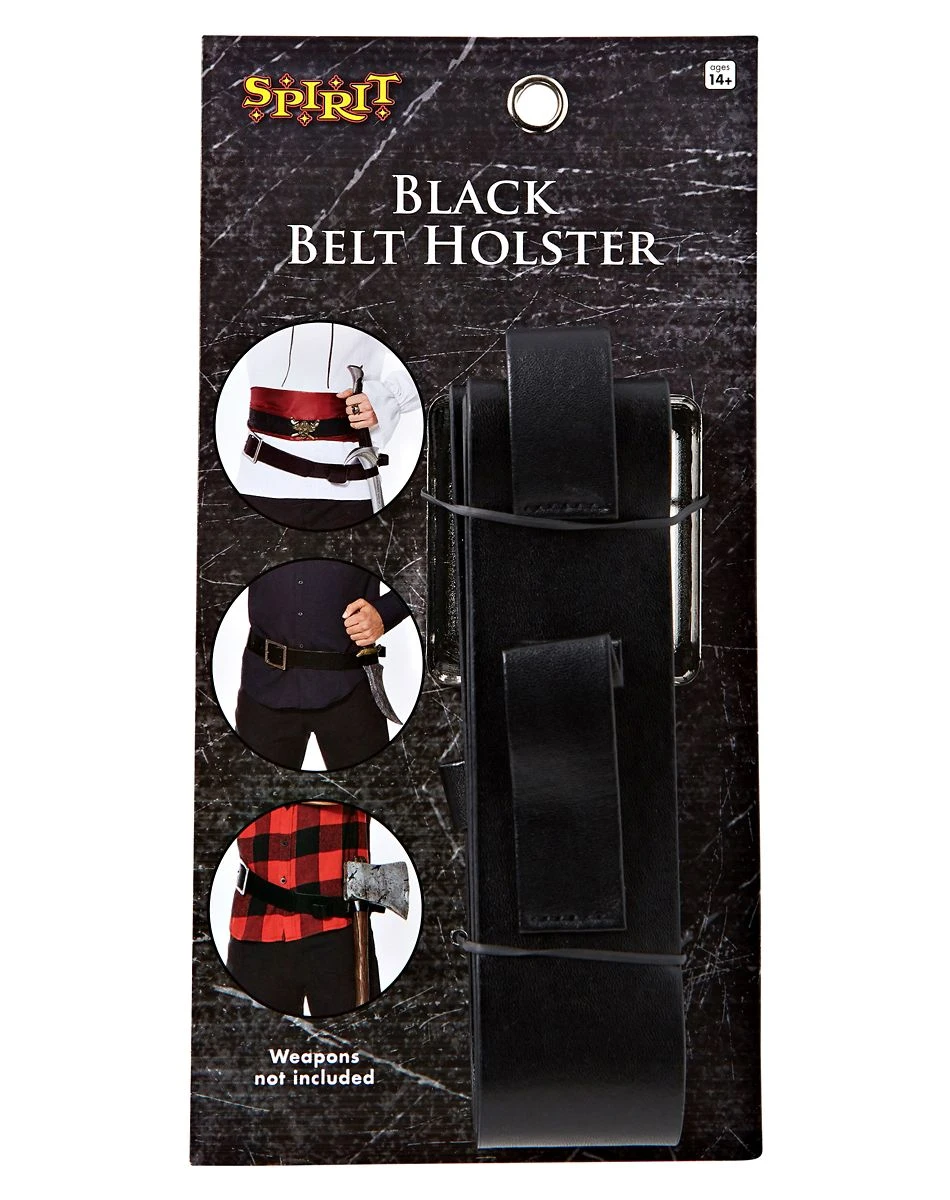 Spirit Halloween Black Belt Holster 6 Spirit Halloween Black Belt Holster - Image 4