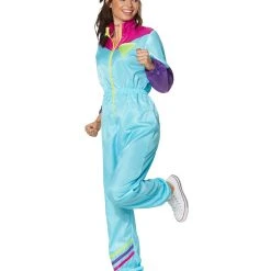 Spirit Halloween Adult '80s Workout Costume -HALLOWEEN COSTUMES Sales Store 01425214 c