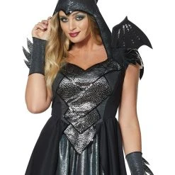 Spirit Halloween Adult Dragon Dress Costume -HALLOWEEN COSTUMES Sales Store 01426451 c