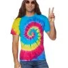 Spirit Halloween '60s Tie Dye T Shirt -HALLOWEEN COSTUMES Sales Store 01426923 a