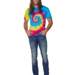 Spirit Halloween '60s Tie Dye T Shirt -HALLOWEEN COSTUMES Sales Store 01426923 c