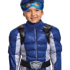 Spirit Halloween Toddler Beast Morpher Blue Ranger Costume - Power Rangers -HALLOWEEN COSTUMES Sales Store 01427251 c