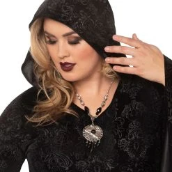Spirit Halloween Velvet Hooded Plus Size Robe -HALLOWEEN COSTUMES Sales Store 01427954 c