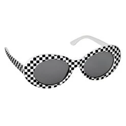 Spirit Halloween Checkered Mod Sunglasses