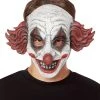 Spirit Halloween Happy Clown Half Mask -HALLOWEEN COSTUMES Sales Store 01429166 a
