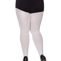 Spirit Halloween White Tights -HALLOWEEN COSTUMES Sales Store 01429414 b