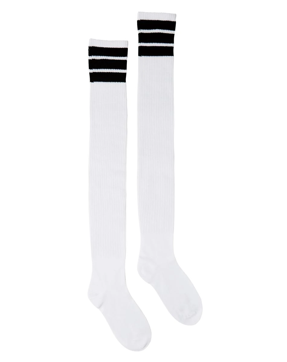 Spirit Halloween Black Striped Over The Knee Socks 3 Spirit Halloween Black Striped Over The Knee Socks