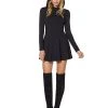 Spirit Halloween Black Hooded Dress -HALLOWEEN COSTUMES Sales Store 01431592 a
