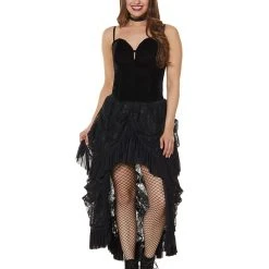 Spirit Halloween Black Velvet Corset 8 Spirit Halloween Black Velvet Corset -HALLOWEEN COSTUMES Sales Store 01431972 c