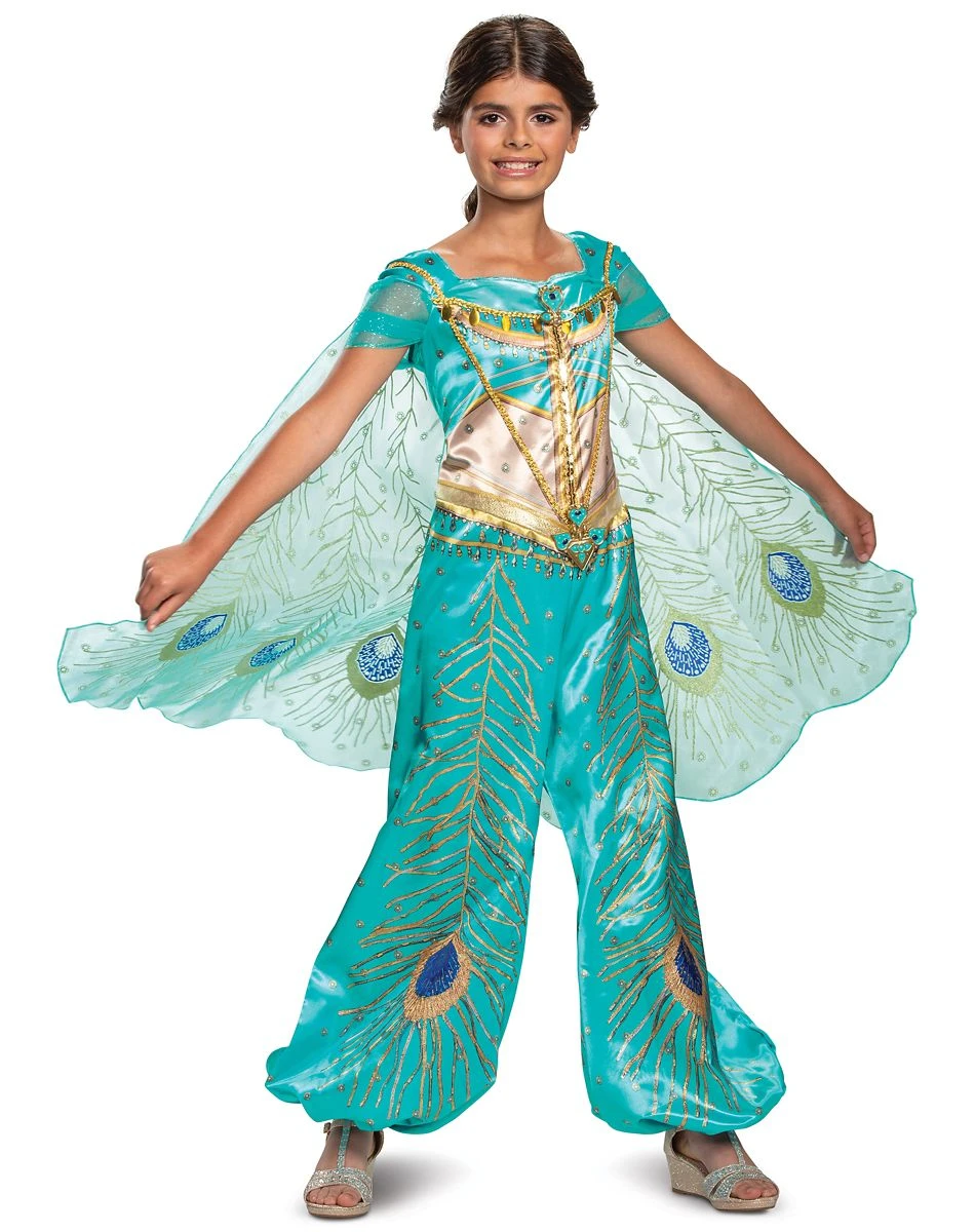 Spirit Halloween Kids Jasmine Costume - Aladdin Live Action 3 Spirit Halloween Kids Jasmine Costume - Aladdin Live Action