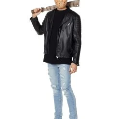 Spirit Halloween Jason Voorhees Half Mask - Friday the 13th -HALLOWEEN COSTUMES Sales Store 01432954 b