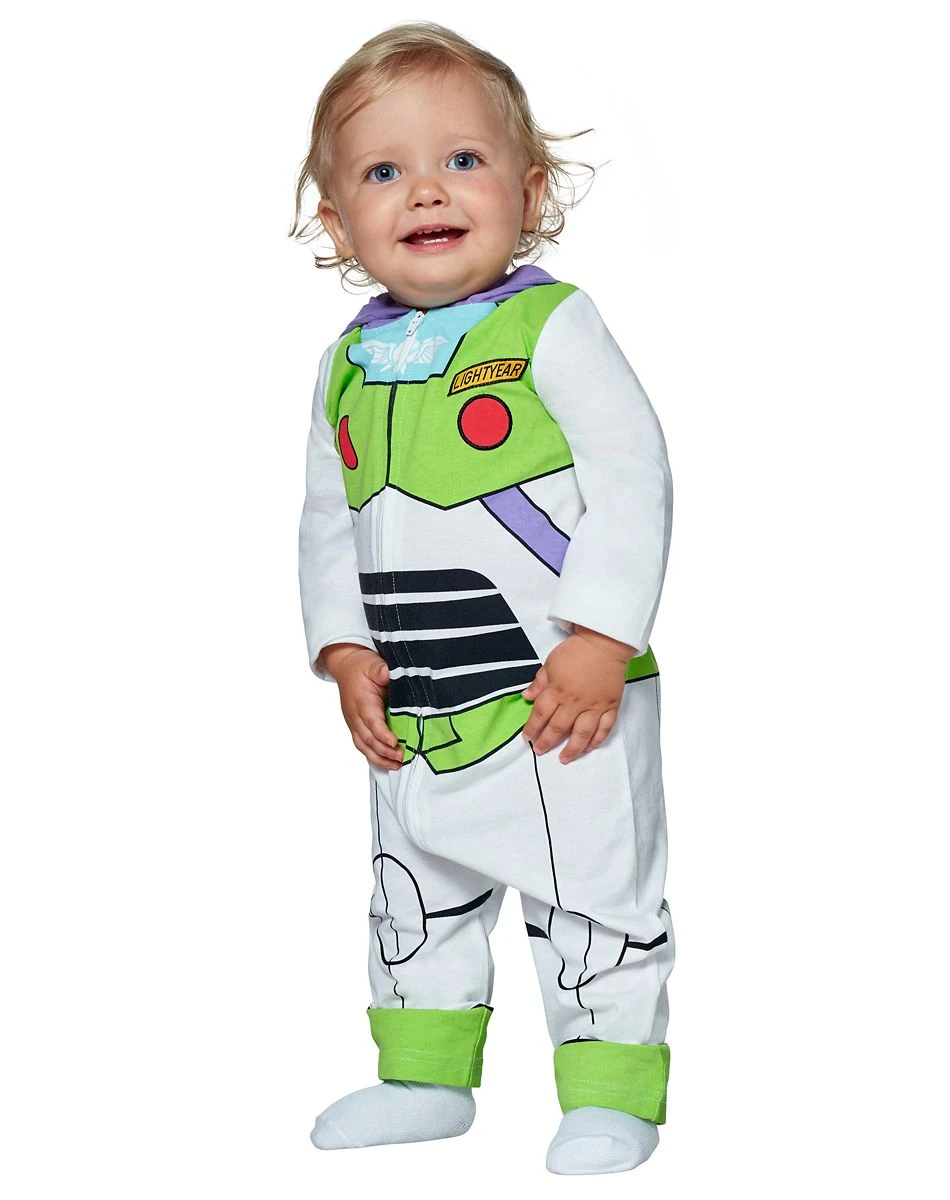 Spirit Halloween Baby Buzz Lightyear Coveralls - Toy Story 4 Spirit Halloween Baby Buzz Lightyear Coveralls - Toy Story - Image 2