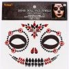 Spirit Halloween Sugar Skull Jewel Face Decal -HALLOWEEN COSTUMES Sales Store 01433804 a