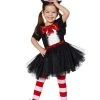 Spirit Halloween Toddler Cat In The Hat Dress Costume - Dr. Seuss -HALLOWEEN COSTUMES Sales Store 01433887 a
