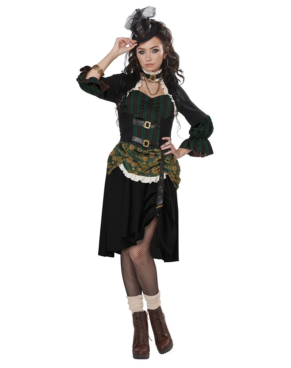 Spirit Halloween Adult Lady Steampunk Costume 3 Spirit Halloween Adult Lady Steampunk Costume