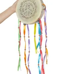 Spirit Halloween Hippie Tambourine