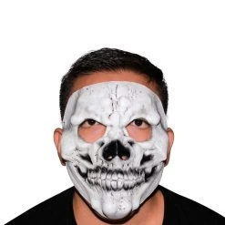 Spirit Halloween Skeleton Half Mask