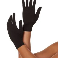 Spirit Halloween Black Short Horror Gloves