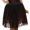 Spirit Halloween Victorian Vampire Layered Skirt -HALLOWEEN COSTUMES Sales Store 01436005 a