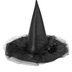 Spirit Halloween Black Spider Witch Hat -HALLOWEEN COSTUMES Sales Store 01436153 e