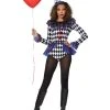 Spirit Halloween Adult Carnival Clown Bodysuit Costume 1 Spirit Halloween Adult Carnival Clown Bodysuit Costume -HALLOWEEN COSTUMES Sales Store 01436740 a