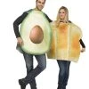 Spirit Halloween Adult Avocado and Toast Couples Costume -HALLOWEEN COSTUMES Sales Store 01436930 a