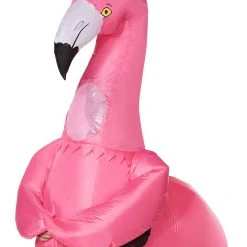 Spirit Halloween Adult Flamingo Inflatable Costume -HALLOWEEN COSTUMES Sales Store 01437235 c