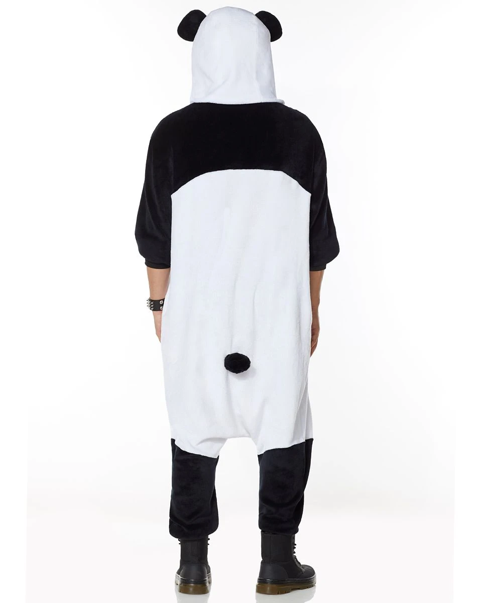 Spirit Halloween Adult Panda Union Suit 7 Spirit Halloween Adult Panda Union Suit - Image 5