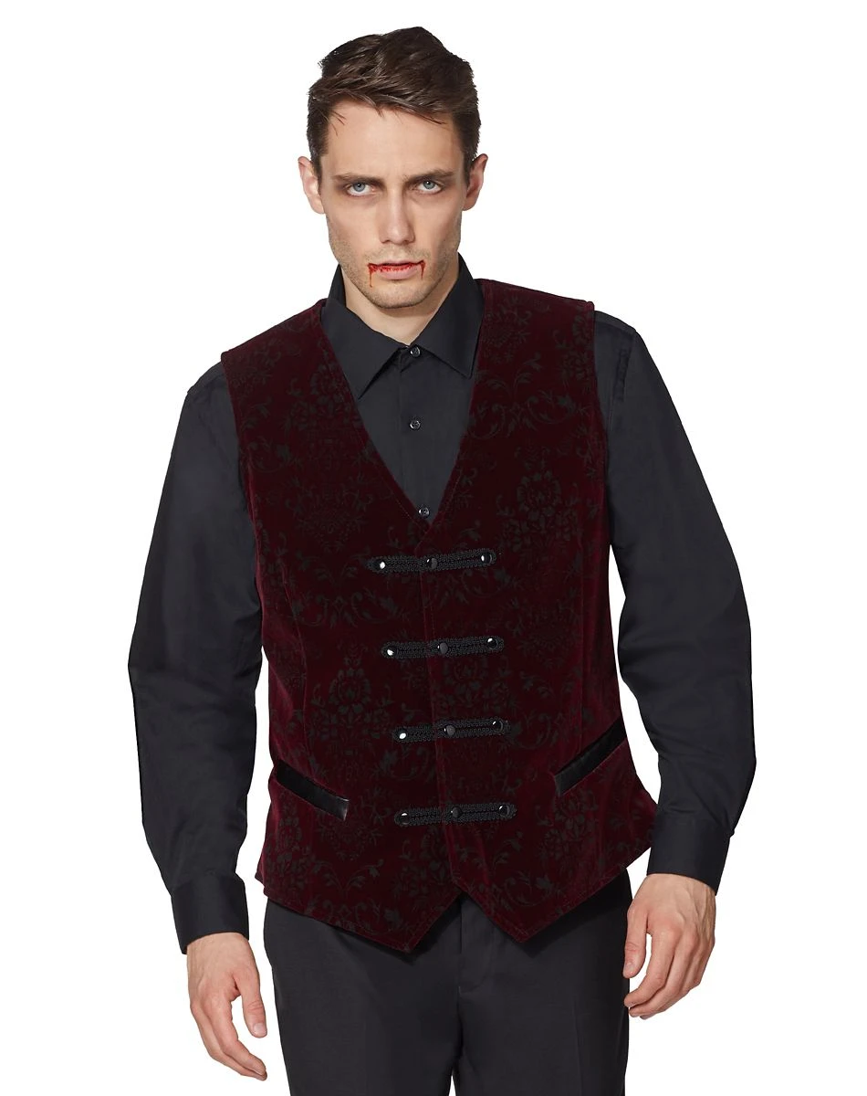 Spirit Halloween Velvet Victorian Vampire Vest 3 Spirit Halloween Velvet Victorian Vampire Vest