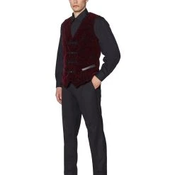 Spirit Halloween Velvet Victorian Vampire Vest 8 Spirit Halloween Velvet Victorian Vampire Vest -HALLOWEEN COSTUMES Sales Store 01437722 c