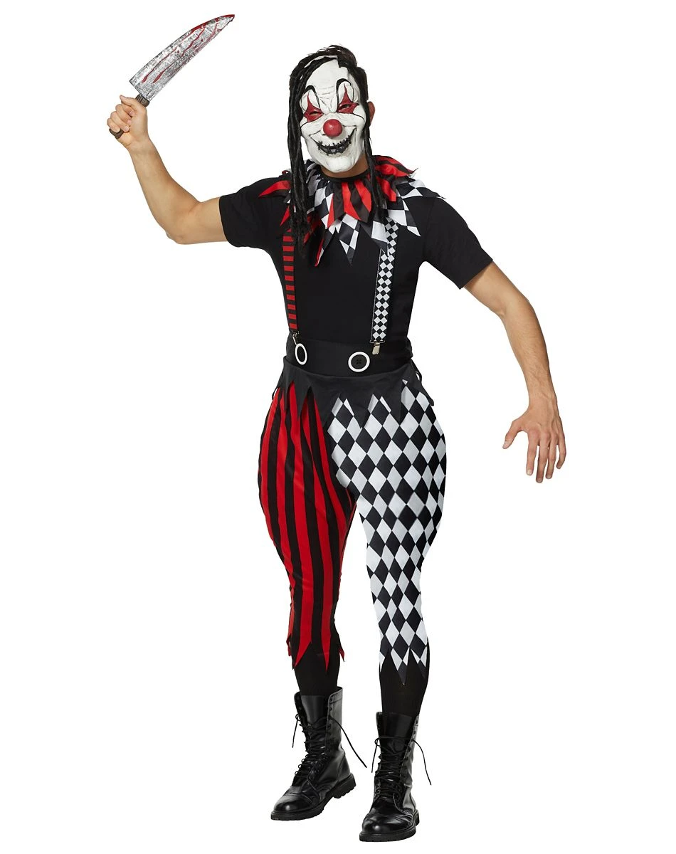 Spirit Halloween Scary Clown Costume Kit 3 Spirit Halloween Scary Clown Costume Kit